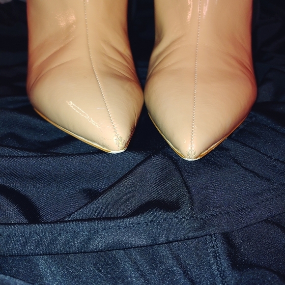 Jeffrey Campbell Guillo Women's Slouched Mid-Calf Heel Boots Tan...Size 6 - Picture 8 of 12